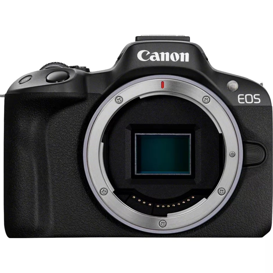 Canon EOS R50 — body zwart — fabrikantbeeld