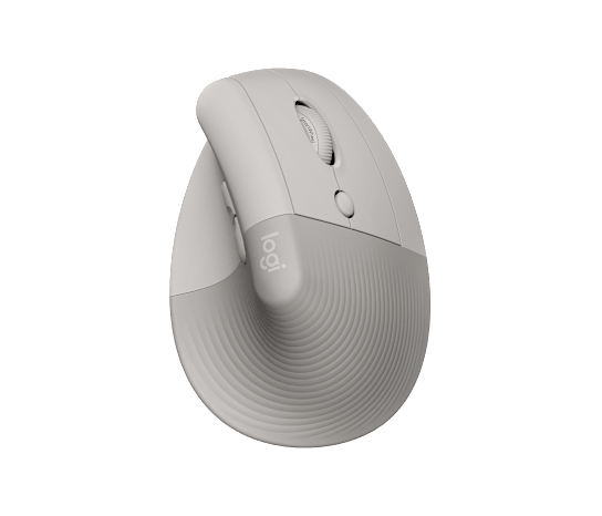Logitech Lift — zand, rechtshandig — fabrikantafbeelding